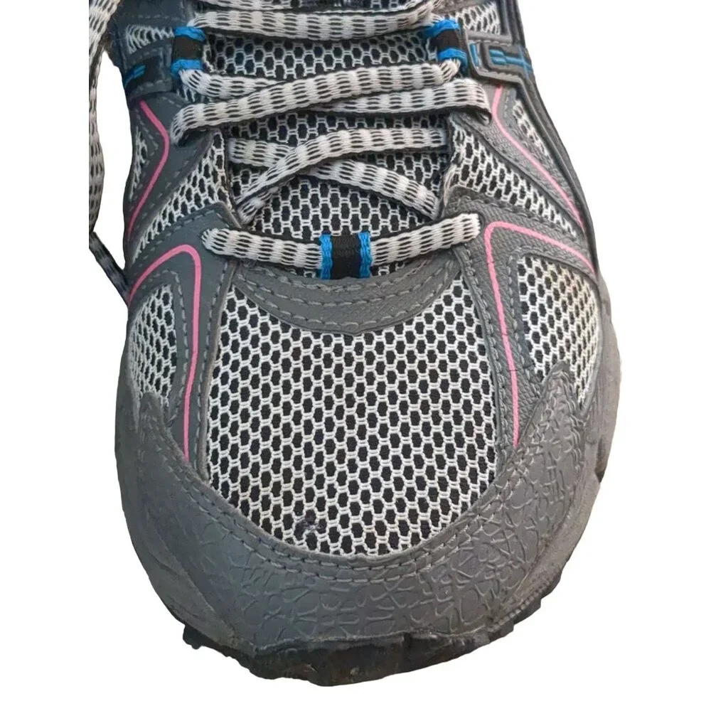 Asics Gel Kahana 8 Running Shoe Sneaker Womens 6.5 Gray Outdoor‎ Trail Lace Up